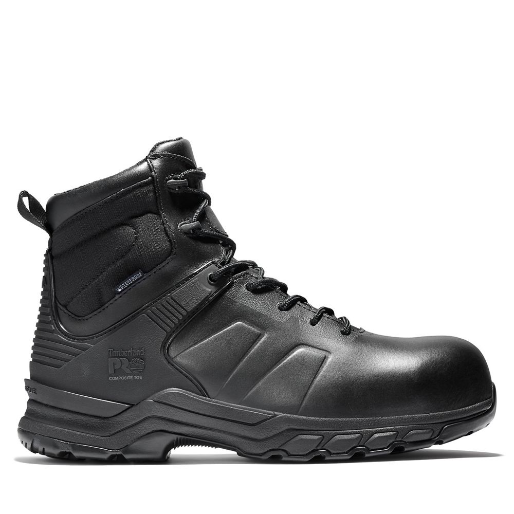 Bocanci De Muncă Timberland Barbati Negrii - Pro® Hypercharge 6" Comp Toe - Romania - FMZDLY942